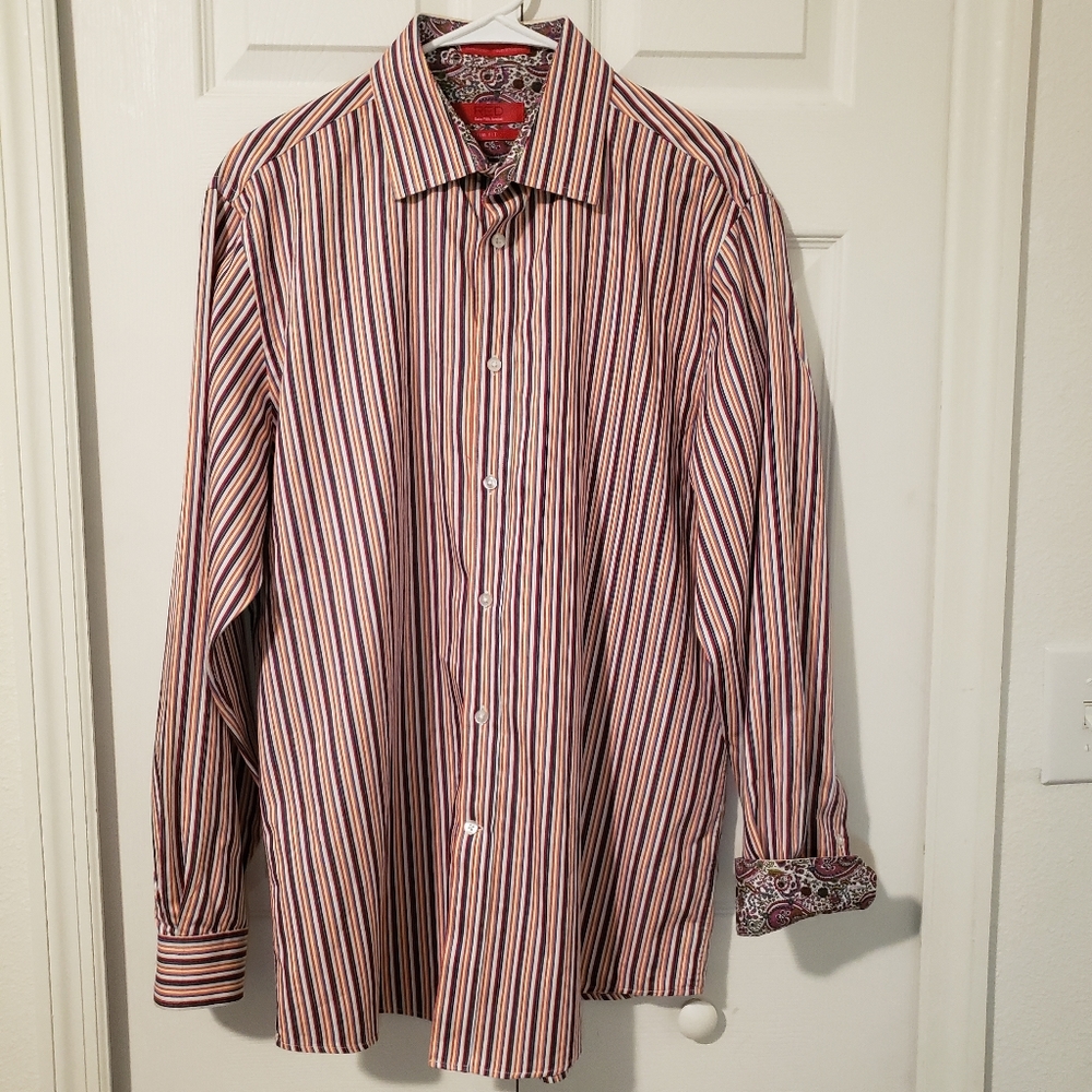 NWOT Saks Fifth Ave Reversible Cuffs Button Up